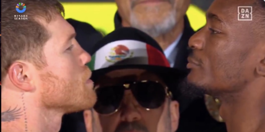 Se llevó a cabo la ceremonia de pesaje entre el 'Canelo' Álvarez y Christian Mbilli.