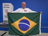 Luiz Inácio Lula da Silva, durante su acto de votación