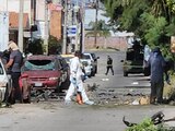 Explota coche bomba frente a dirección de la SSP de Acámbaro, Guanajuato.