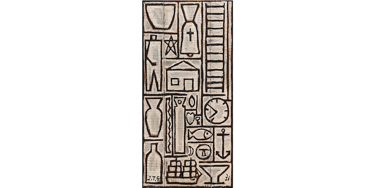 Joaquín Torres-García, Construcción en blanco y negro, 1931. Colección FEMSA.