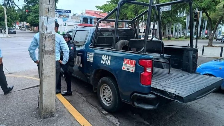 En este lugar del sector Las Cañadas, en la capital del estado, fue levantado por hombres armados el policía de investigación Luis Alberto “N”, ayer.
