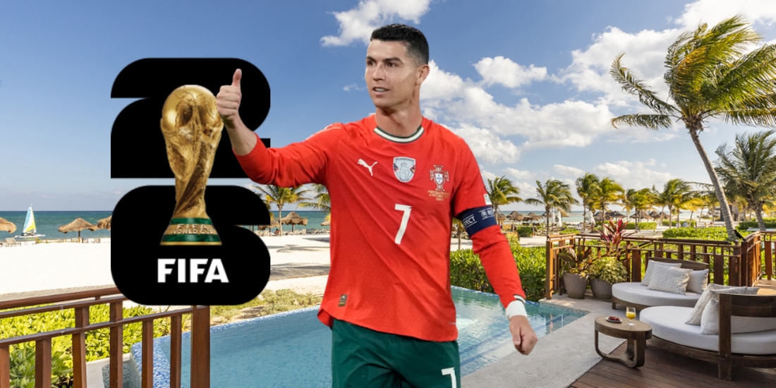 Cristiano Ronaldo se hospedaría en uno de los hoteles mas lujosos de la Riviera Maya.