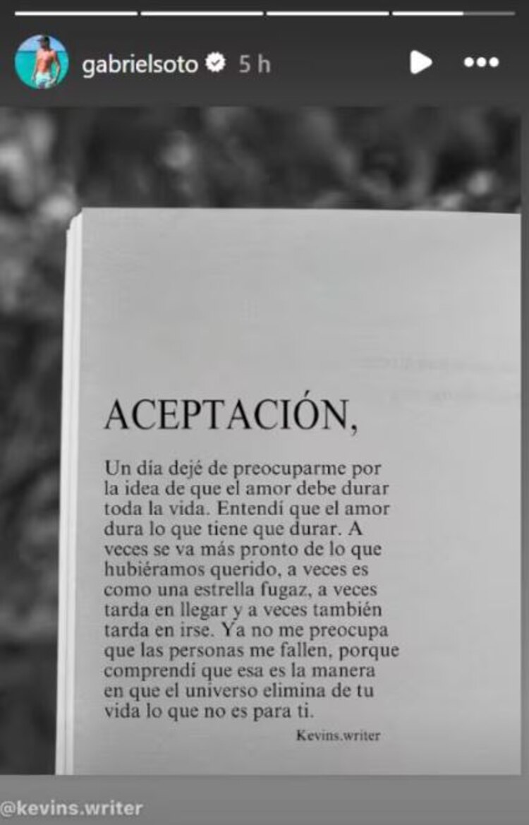 La indirecta de Gabriel Soto a Irina Baeva