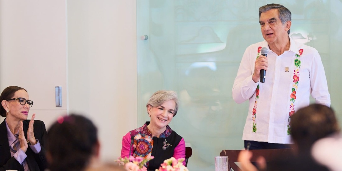 Dialoga Américo Villarreal con habitantes de los polígonos de atención de Lazos del Bienestar.