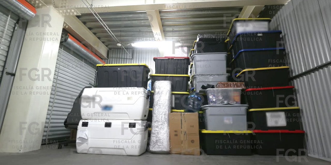 FGR halla en bodega de Roberto Farías Laguna armas y documentos clasificados.