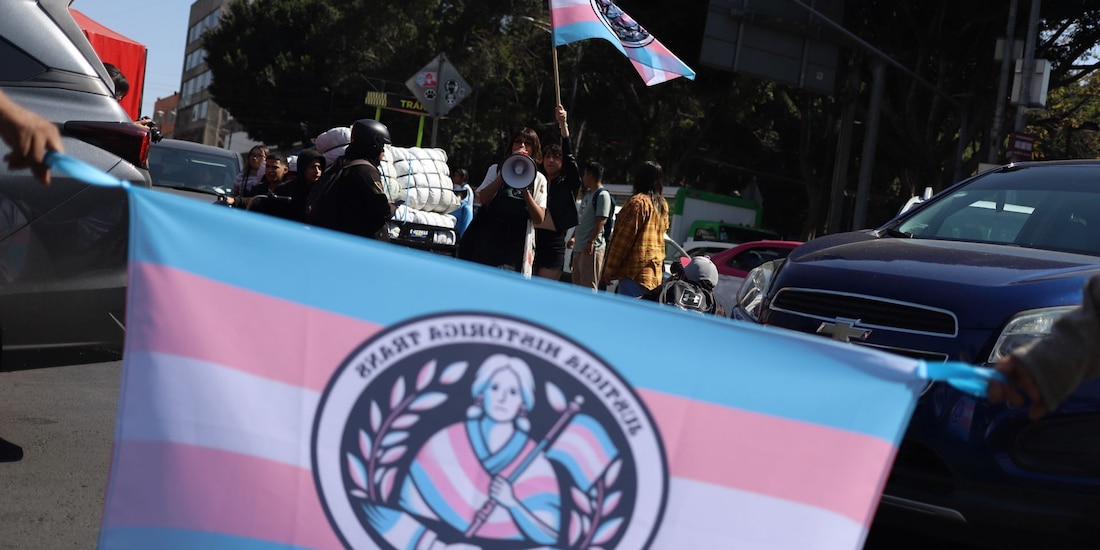 Mujeres de la comunidad trans se manifestaron
