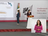La titular del Secretariado Ejecutivo del Sistema Nacional de Seguridad Pública), Marcela Figueroa, al dar las cifras.