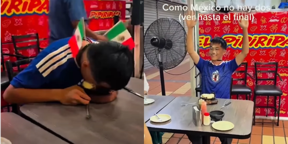 Japonés celebra su cumpleaños al puro estilo mexicano.
