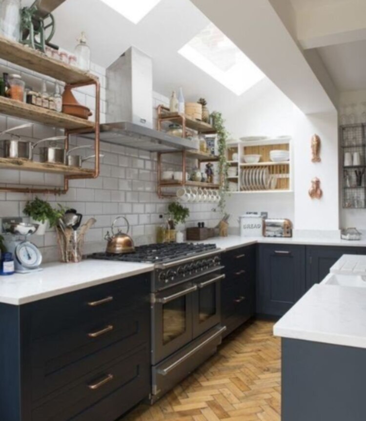 En el Industrial Chic son importantes los detalles metálicos