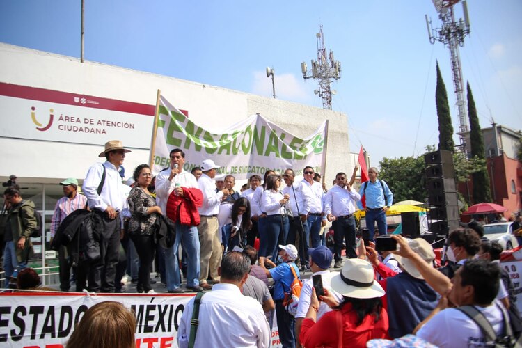 Sindicalizados de diversas partes del país exigen una homologación salarial