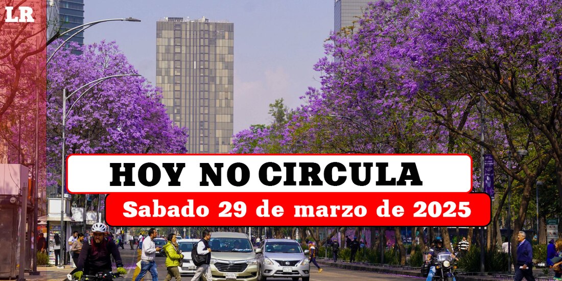 Revisa qué autos descansan el último sábado de marzo en la Ciudad de México y el Estado de México.