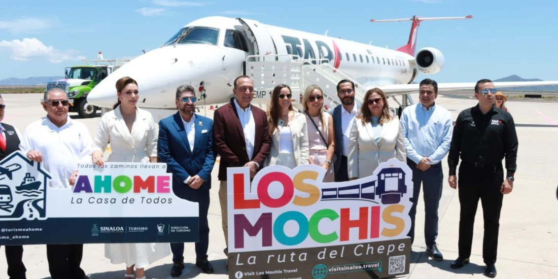 Inician operaciones vuelos de Los Mochis a Chihuahua y La Paz.