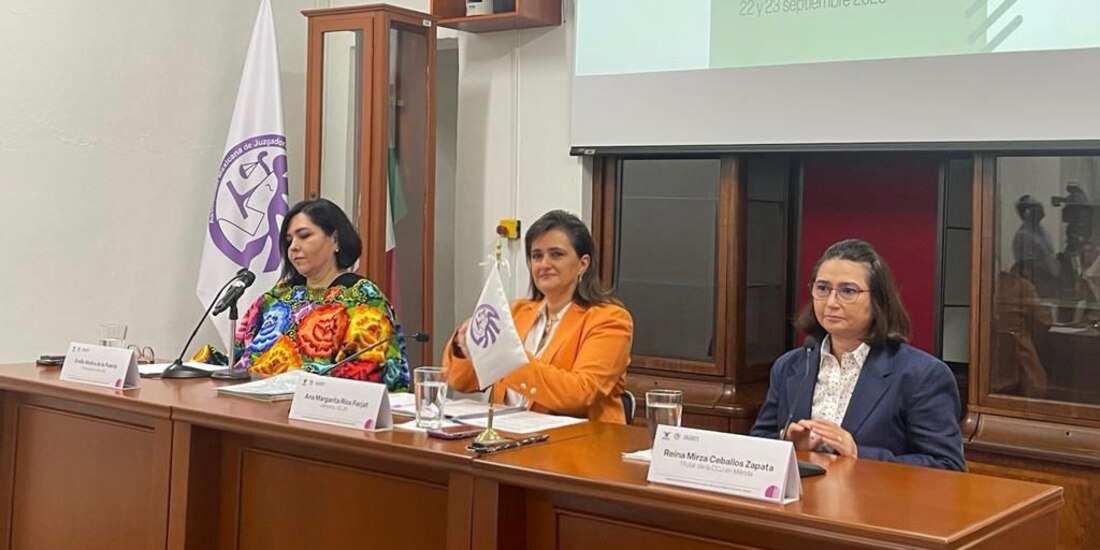 La ministra Margarita Ríos Farjat destacó la importancia de visibilizar las labores de cuidados y reconocer su valor económico;