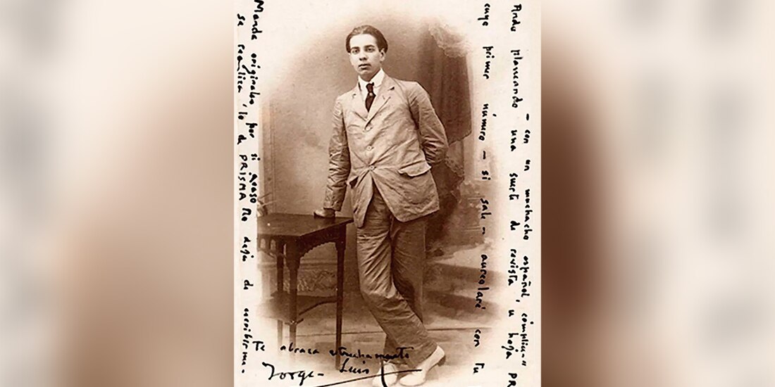 Jorge Luis Borges (1899-1986) en su juventud.