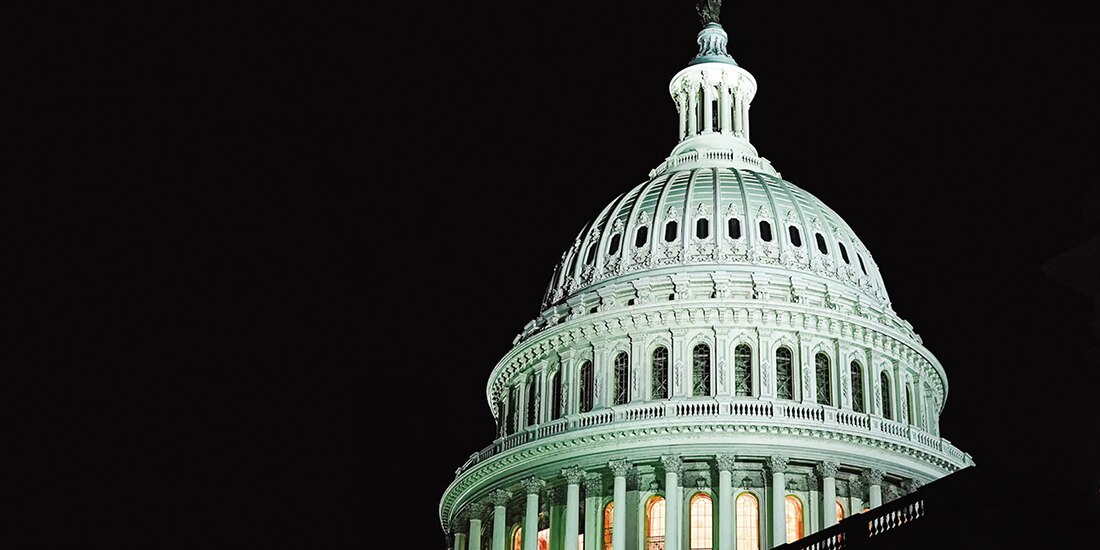 El Capitolio de los Estados Unidos en el día 43 del cierre parcial del gobierno.