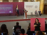 Jorge Nuño este jueves en Palacio Nacional.