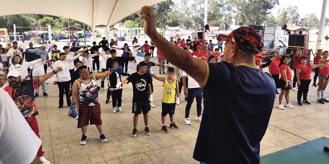 La clase masiva de boxeo se realizará el próximo domingo, en Toluca.