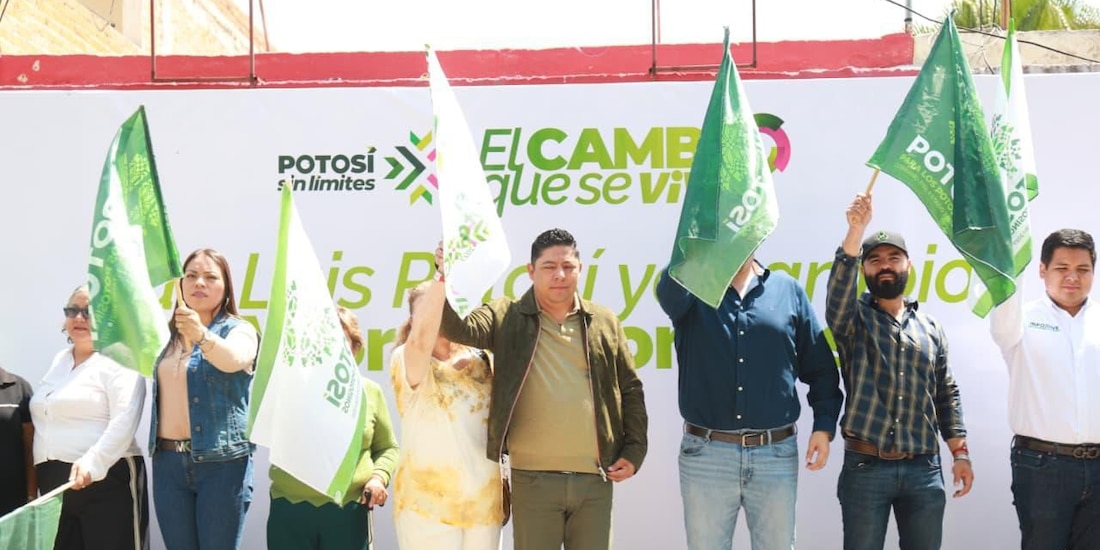 Ricardo Gallardo Cardona en el momento de la inauguración.