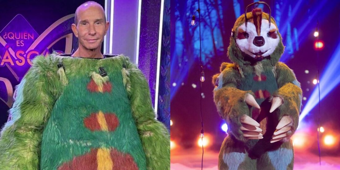 Erick Rubín era Perezoso en ¿Quién es la máscara?