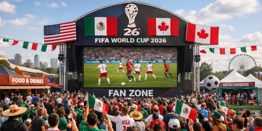 La Copa del Mundo 2026 tendrá diversos Fan Zone en los tres países.