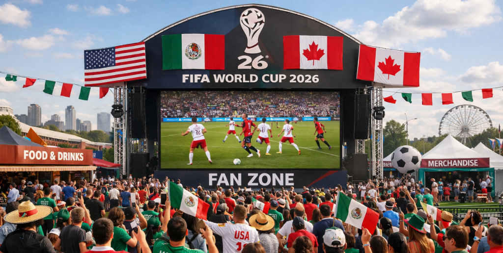 La Copa del Mundo 2026 tendrá diversos Fan Zone en los tres países.
