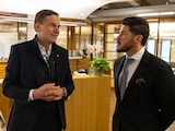 Samuel García (derecha) en gira de trabajo por Europa.