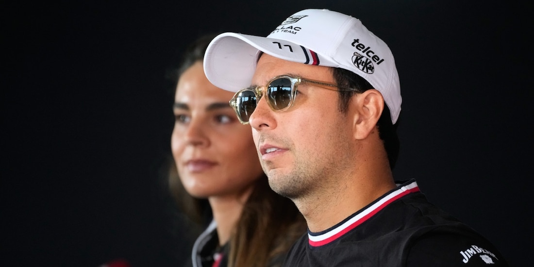 Checo Pérez en el GP de Hungría de F1