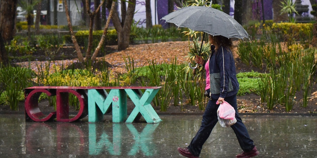 Lluvias fuertes en CDMX