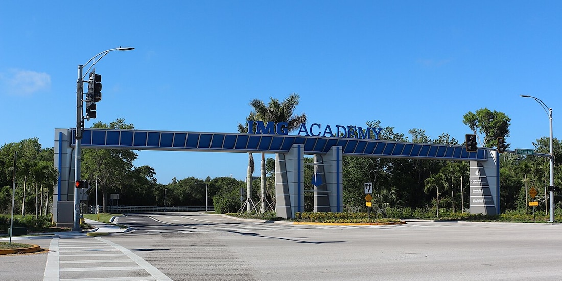 La IMG Academy, a la que Wendy Dalaithy pagó más de medio millón de dólares.
