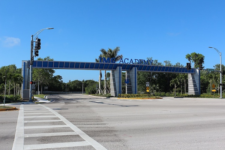 Aspecto de la IMG Academy.