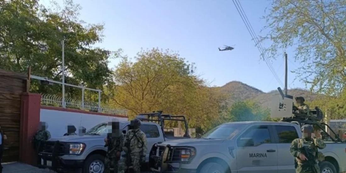 Operativo federal este jueves.