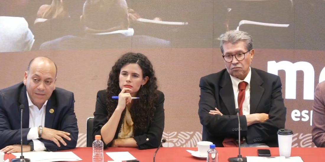 Luisa María Alcalde, consejera jurídica de la Presidencia, participó en Reunión Plenaria de diputados de Morena.