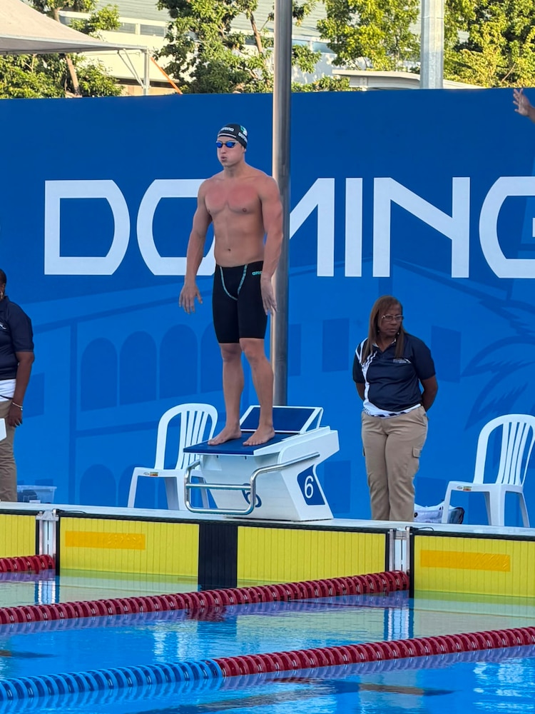 El cancunense Andrés Dupont en los Juegos Centroamericanos y del Caribe Santo Domingo 2026.
