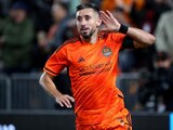Héctor Herrera en un partido con el Houston Dynamo de la MLS.