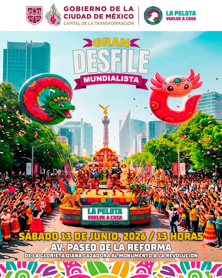 El Gran Desfile Mundialista en CDMX
