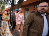 JANECARLO Lozano, Clara Brugada, Anacláudia Rossbach y Raúl Basulto, ayer.