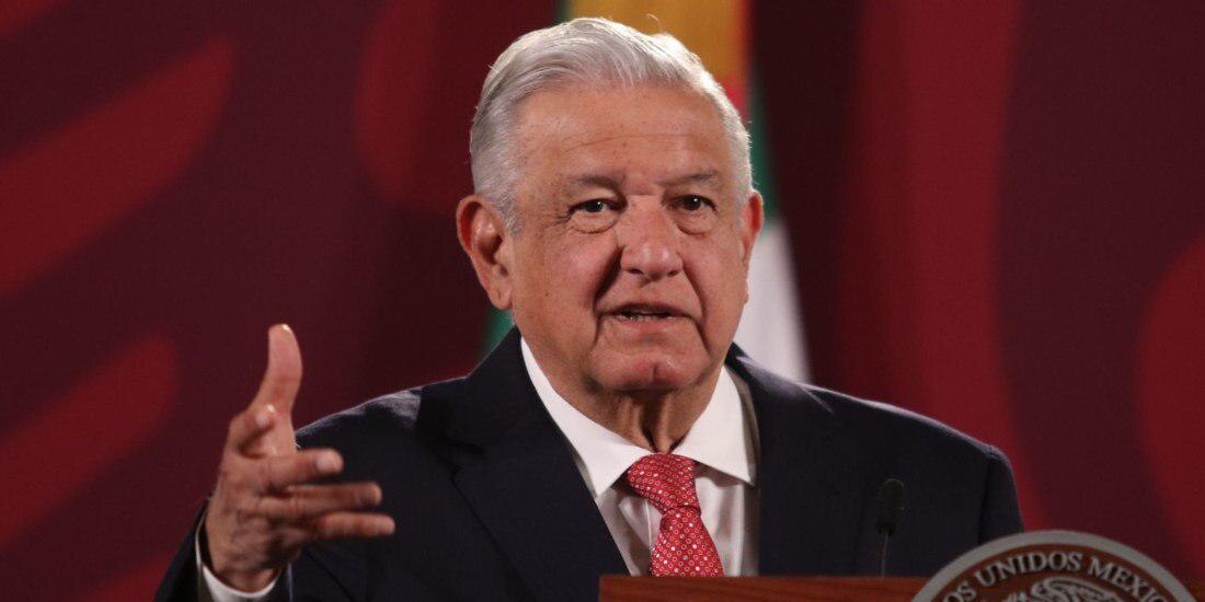 AMLO en conferencia de prensa.