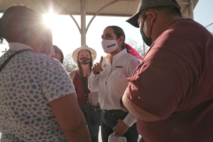 La candidata de Morena y Nueva Alianza a Gobernadora Indira Vizcaíno Silva encabeza cierres de campaña.