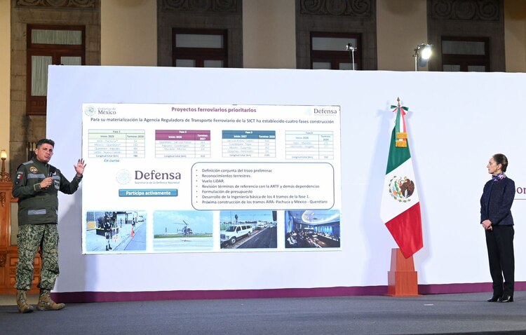 Gobierno de México anuncia inversión de 157 mil mdp para la construcción de trenes