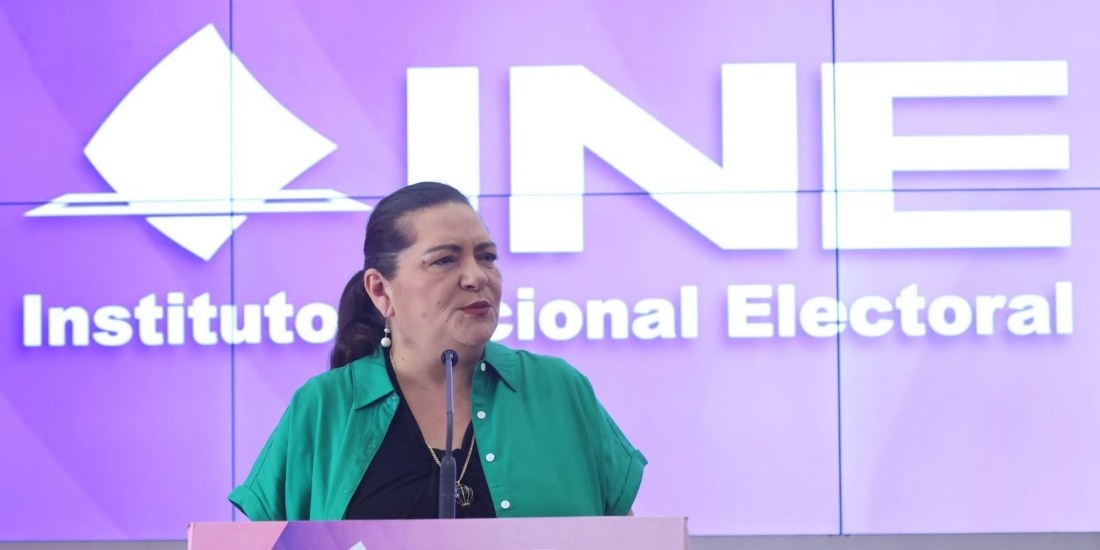 La consejera presidenta del INE, Guadalupe Taddei Zavala.