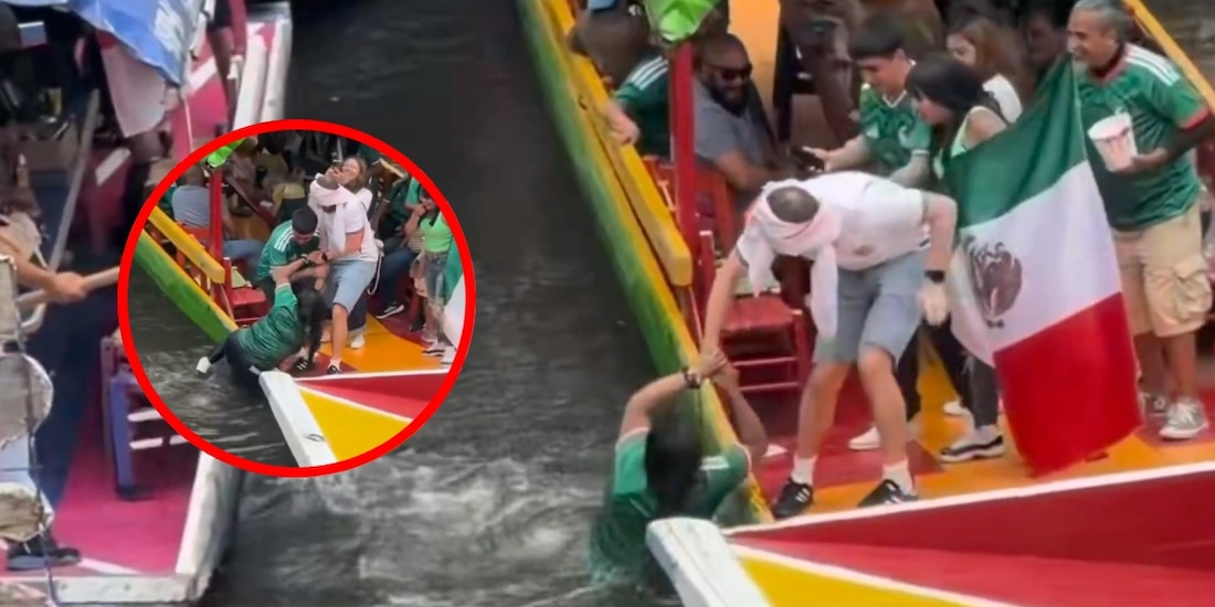 Fan de Inglaterra salva a una mexicana en Xochimilco