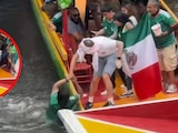 Fan de Inglaterra salva a una mexicana en Xochimilco