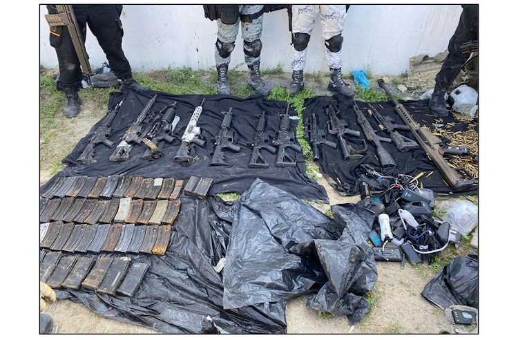 De las 54 armas decomisadas mediante el Operativo Frontera, 20 provenían de Estados Unidos.