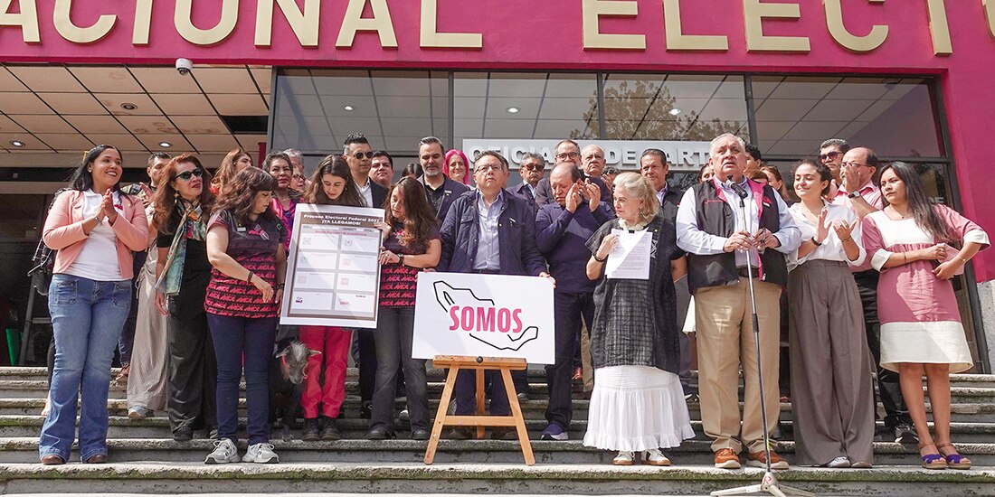 La organización política cambió su nombre e imagen el pasado 26 de agosto. La propuesta incorpora la silueta de la República Mexicana y optó por el blanco como color predominante.