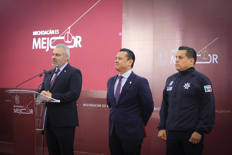 Conferencia de autoridades de Michoacán.