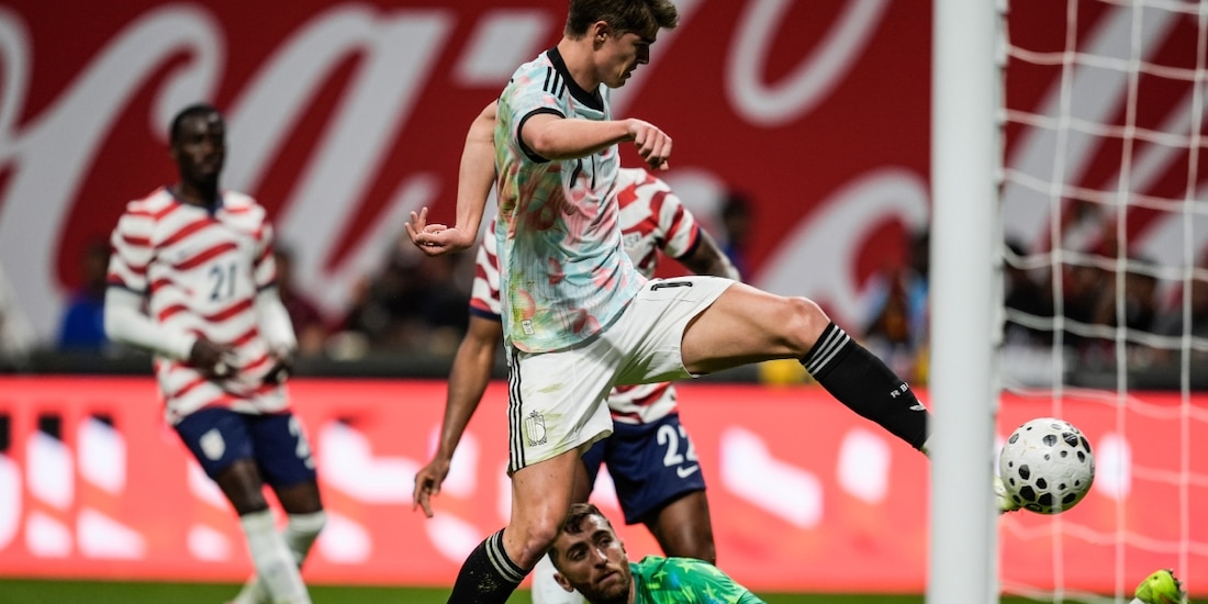 Estados Unidos fue goleado por Bélgica en un amistoso en Atlanta, Georgia.