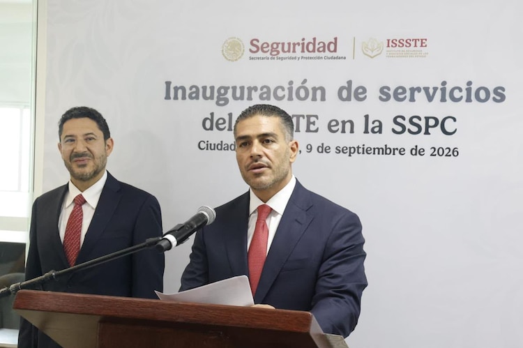 Harfuch y Batres inauguran complejo del ISSSTE