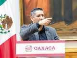BERNARDO RODRÍGUEZ Alamilla, fiscal de Oaxaca, ayer, en conferencia.