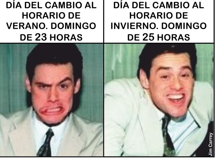 Jim Carrey disfrutará de un día de 25 horas este domingo.