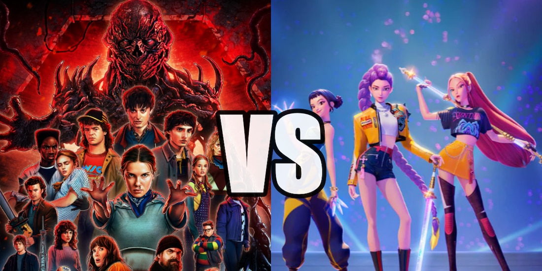Stranger Things vs Guerreras Kpop